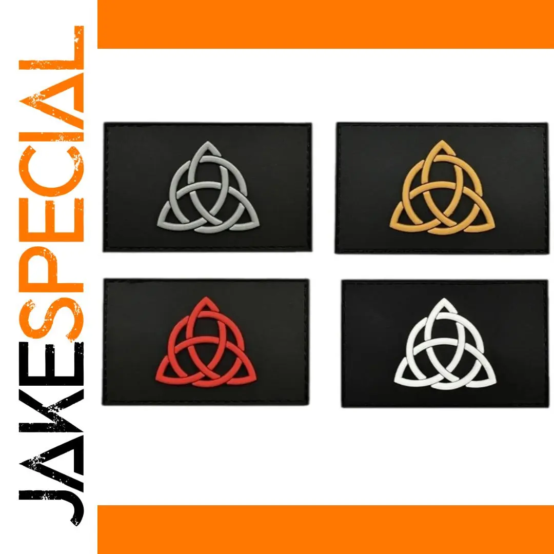 Viking Pattern 3D PVC Patch in Four Colors 1 Viking Pattern 3D PVC Patch in Four Colors