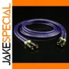 Premium Purple High-Fidelity RCA Audio Cable