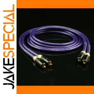 Premium Purple High-Fidelity RCA Audio Cable