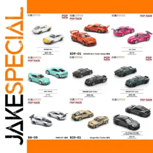 Diecast Porsche 1:64 Model Collection