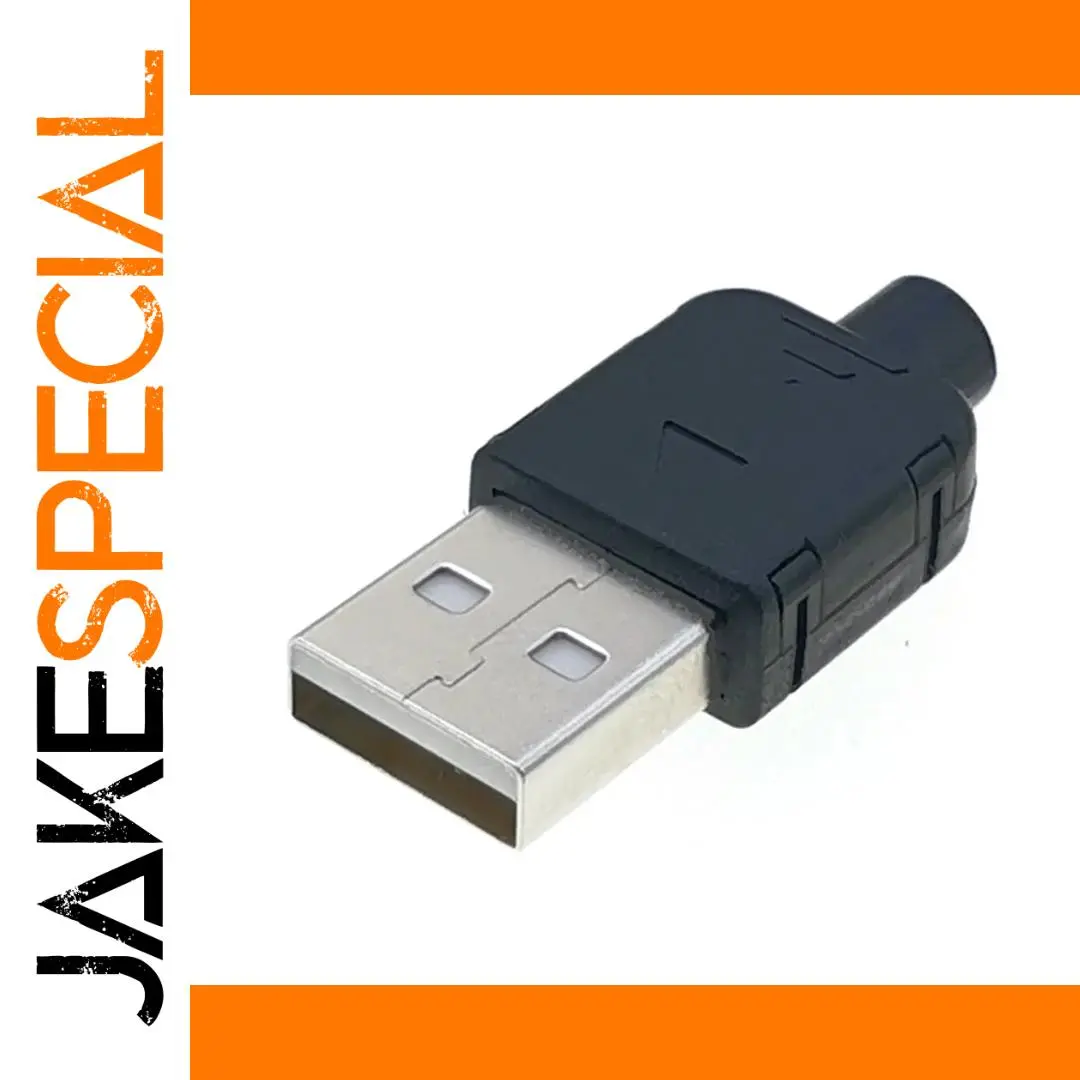 USB 2.0 Type A Male Connectors Set (10 Pieces) 1 USB 2.0 Type A Male Connectors Set (10 Pieces)