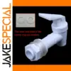 Durable White Plastic Water Dispenser Tap