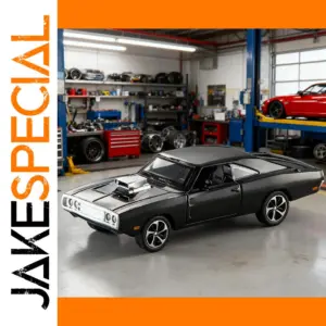 Black 1:32 Muscle Car Diecast Model