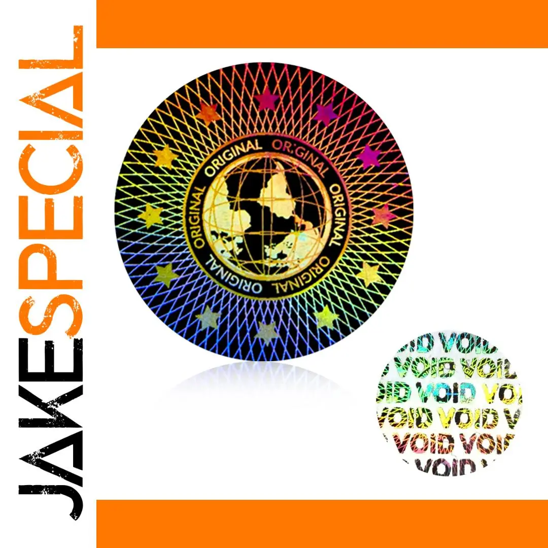 High-Security Iridescent Tamper-Proof Sticker Set 1 High-Security Iridescent Tamper-Proof Sticker Set