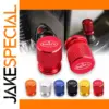 Red Aluminum Valve Stem Caps for Vehicles