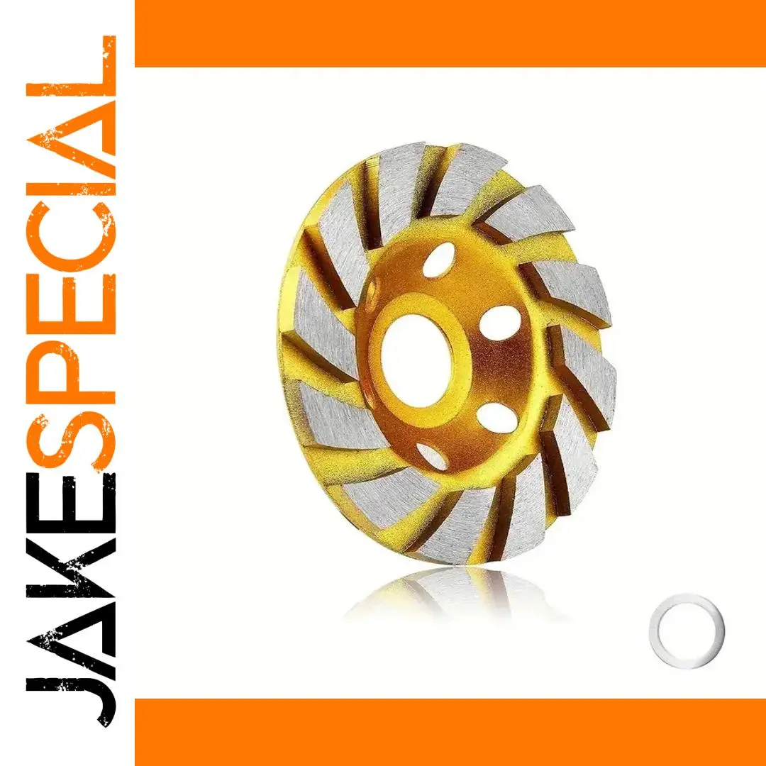 4-Inch Turbo Diamond Grinding Cup Wheel 1 4-Inch Turbo Diamond Grinding Cup Wheel