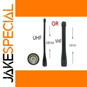 Dual TNC Whip Antennas for KENWOOD Radios