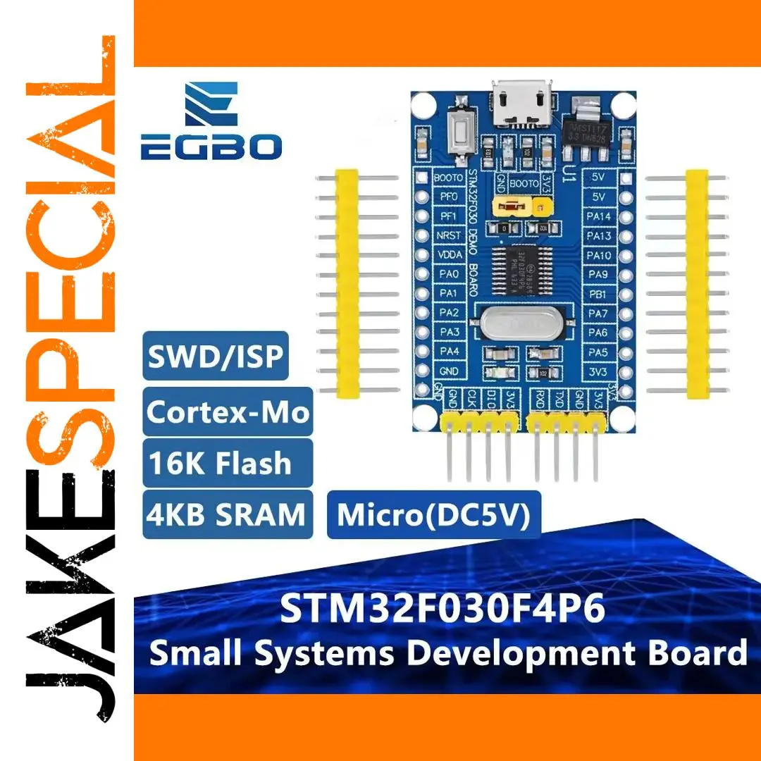 Blue STM32F030F4P6 Development Board 1 Blue STM32F030F4P6 Development Board