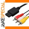 Black 1.8m AV Cable for Classic Consoles