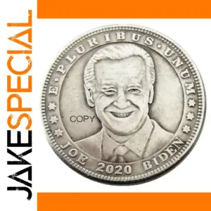Vintage US Patriotism Coin Featuring Biden