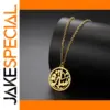 Stainless Steel Persian Rune Necklace for Men Women