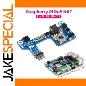 Raspberry Pi PoE HAT (65x32mm) for Pi 3B+/4B
