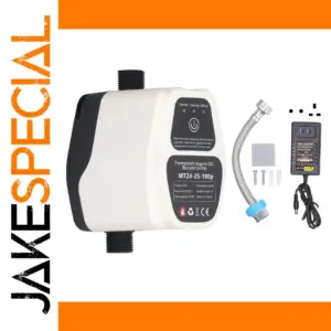 White and Black 100W Household Booster Pump