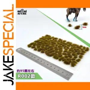 Miniature Static Grass Tufts for Scale Modeling