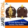 CR1220 Battery Socket Clip Holder Pack of 10-50
