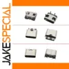 USB Type C 2-Pin Female Charging Port Connectors Set