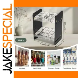 Elegant Two-Layer Acrylic Organizer for Cosmetics