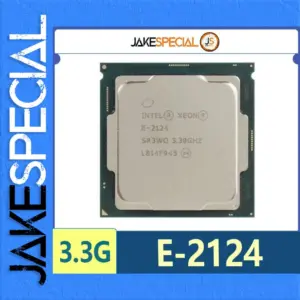 Intel Xeon E-2124 4-Core 3.30GHz Processor