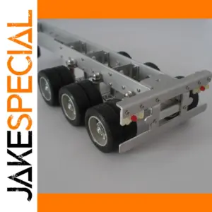 Lightweight Aluminum RC Trailer Chassis 400mm