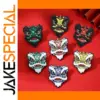 Lion Rising Brooch with Five Tiger General Design