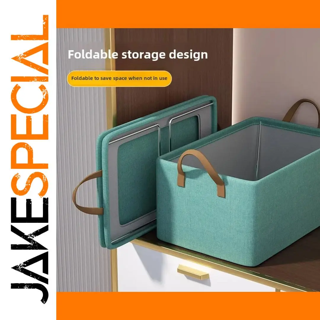 Foldable Clothes Storage Organizer 47x28x20cm 1 Foldable Clothes Storage Organizer 47x28x20cm