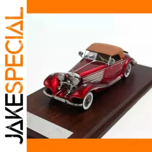Vintage Red 1:64 Scale Diecast Car Model