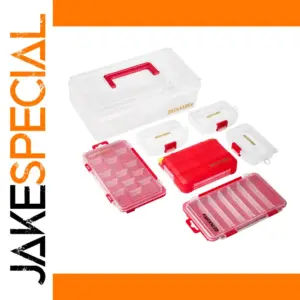 Transparent Plastic Tool Box Set with Adjustable Compartments