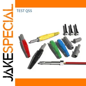 High-Current Copper Banana Plugs Set of 10