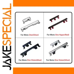 Moto Phone Side Button Replacement for Models Including Moto One Vision, Action, Hyper, Fusion, and Fusion Plus