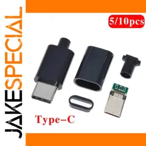 Durable Type C USB 3.1 Connectors (Set of 5 or 10)