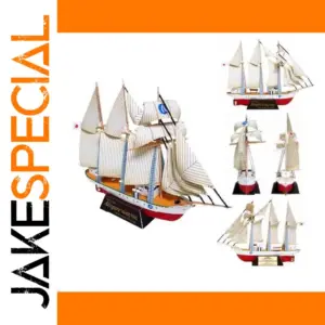 3D Nautical Paper Craft Sailing Ship Model