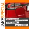 SpaceX Rear Trunk Badge for Tesla Models