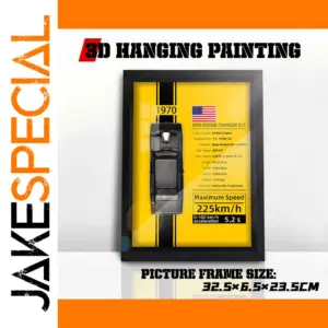 3D Alloy Car Model Wall Decor 1:32 Scale