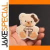 Cute Teddy Bear Embroidered Patch Set of 5