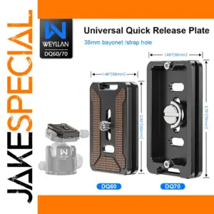 Aluminum Quick Release Camera Plate 60/70mm