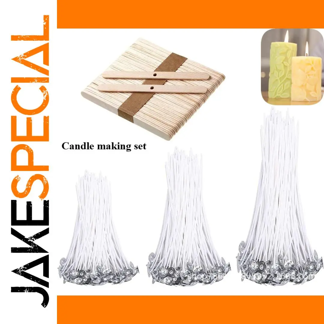 Natural Cotton Candle Wick Set for DIY Crafts 1 Natural Cotton Candle Wick Set for DIY Crafts
