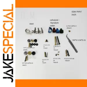 Stylish 3-Color Stainless Steel Guitar Repair Kit