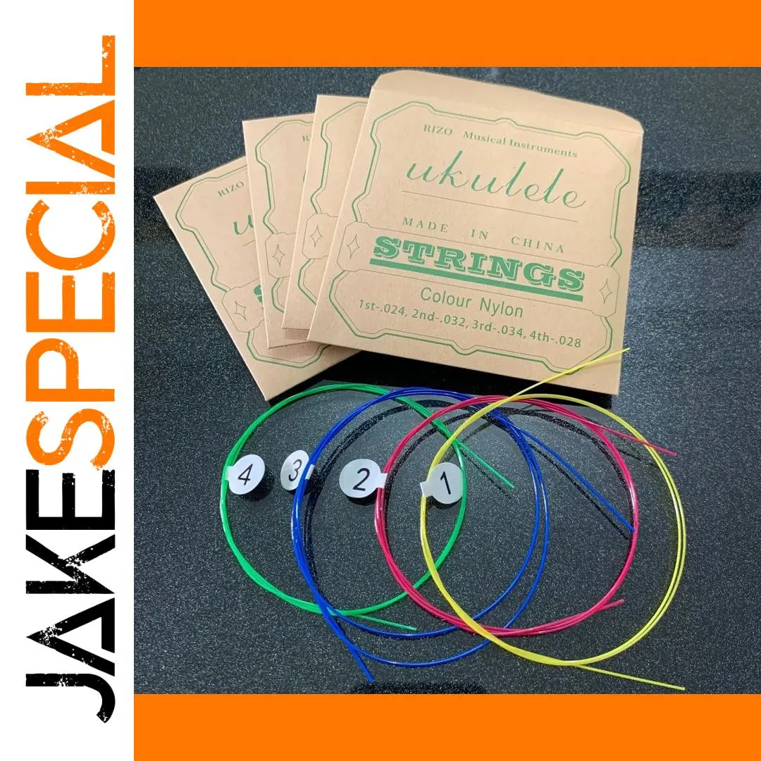 Colorful Nylon Ukulele Strings for 21-26 Inch 1 Colorful Nylon Ukulele Strings for 21-26 Inch