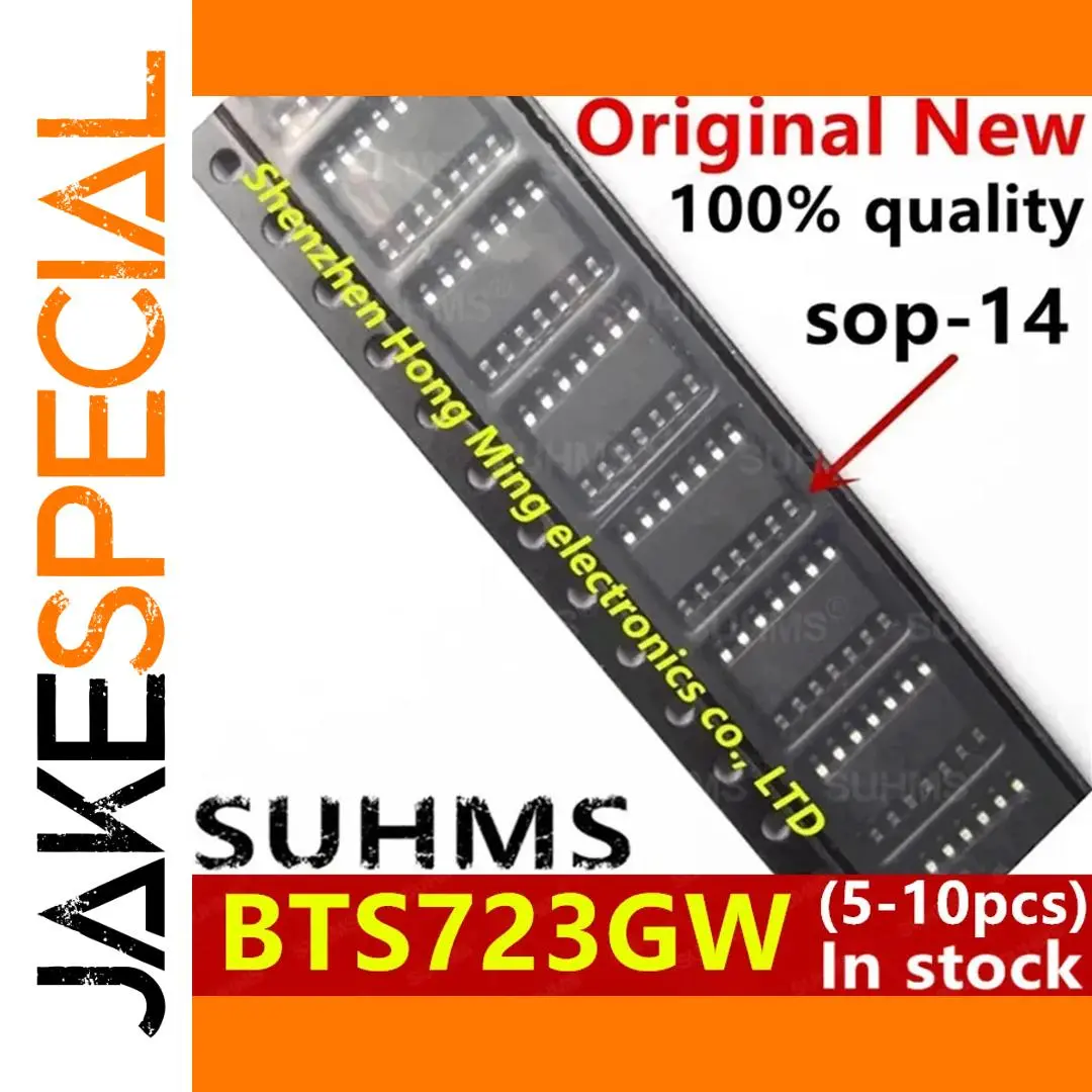 BTS723GW SOP-14 Drive IC Pack of 5/10 1 BTS723GW SOP-14 Drive IC Pack of 5/10