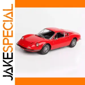 Vintage Red 1:18 Diecast Dino 246 GT Model