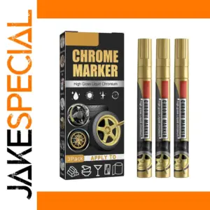 High-Gloss Chrome Marker Pen Set for Cars