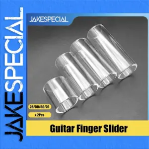 Transparent Glass Guitar Slides Set