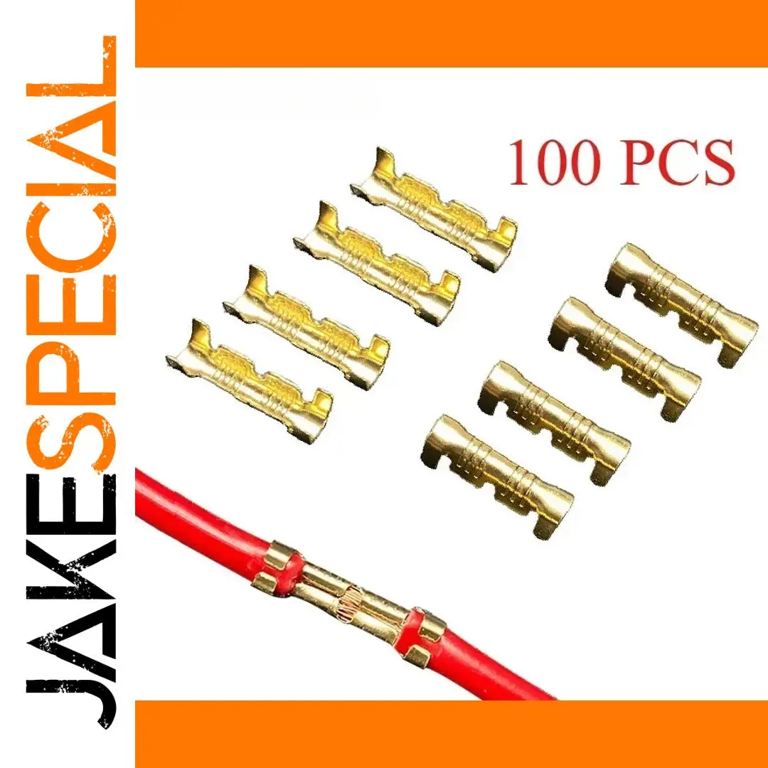 100 U-Type Dual Connection Terminals for Electrical Wiring 1 100 U-Type Dual Connection Terminals for Electrical Wiring