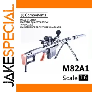 Detailed 1/6 Scale M82A1 Barrett Sniper Model