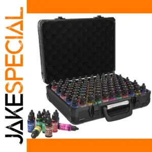 Durable Black Paint Bottle Storage Case