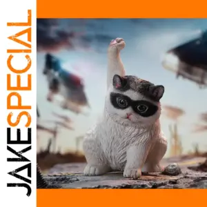 Realistic 1:6 Scale Cat Figurine