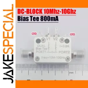 RF DC Block Bias Tee 10MHz-10GHz for Devices