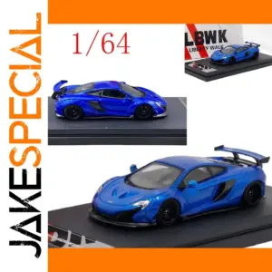 Vibrant Blue McLaren 650S LBWK Diecast Model
