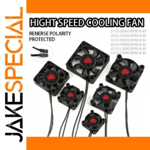 High-Speed RC Cooling Fan 25-50mm Sizes