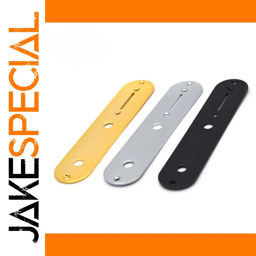 Telecaster Metal Control Plate - 160mm x 32mm 1 Telecaster Metal Control Plate - 160mm x 32mm